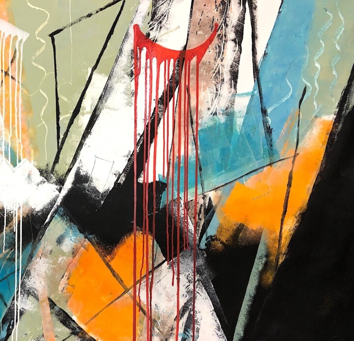 Artwork's surface or texture