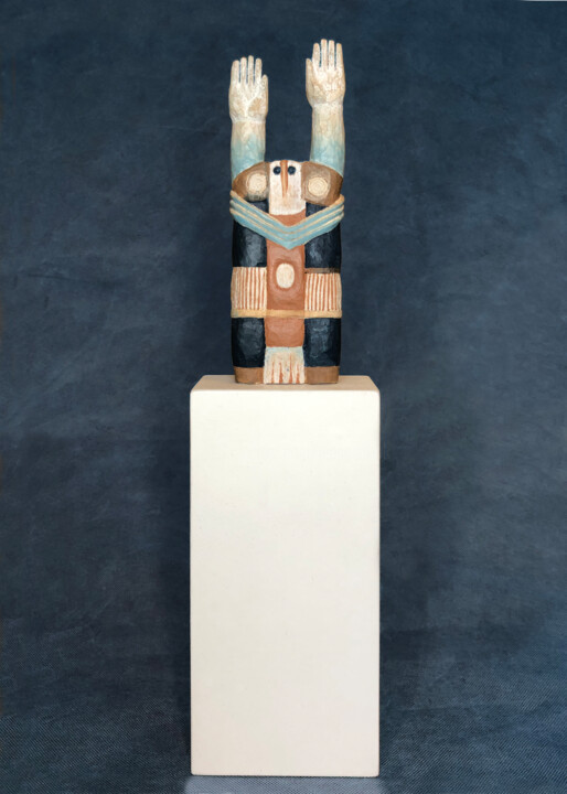 Bras levés I Sculpture, 19.3x3.9 in