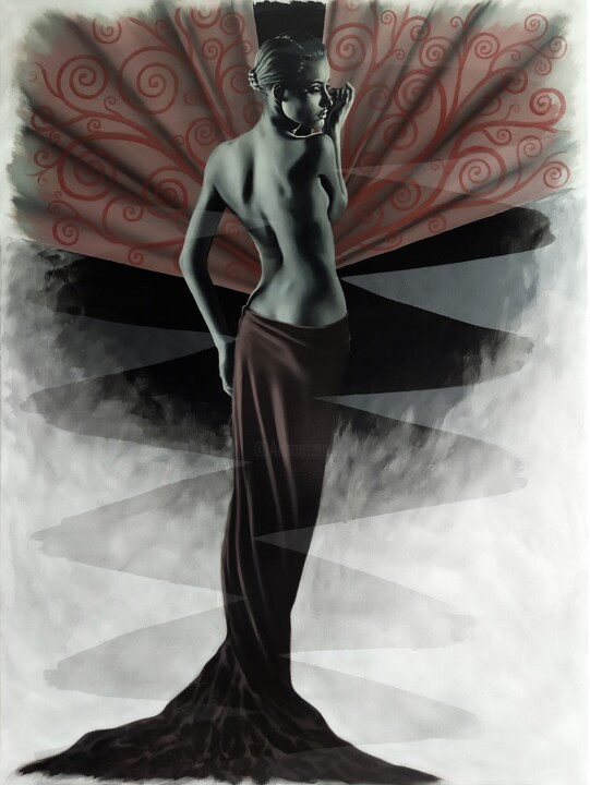 #lalberodellavita 绘画, 31.5x23.6 in