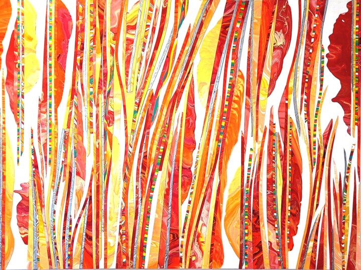 Painting titled "Sway" by Julee Latimer, Original Artwork, Acrylic