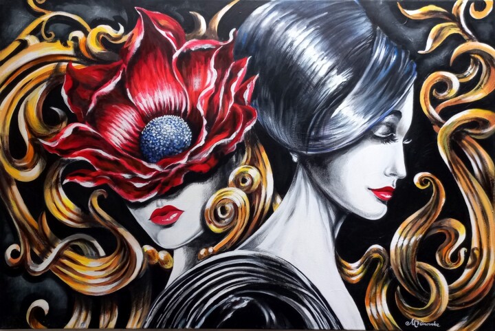 FLOWERS DREAM 绘画, 23.6x35.4 in