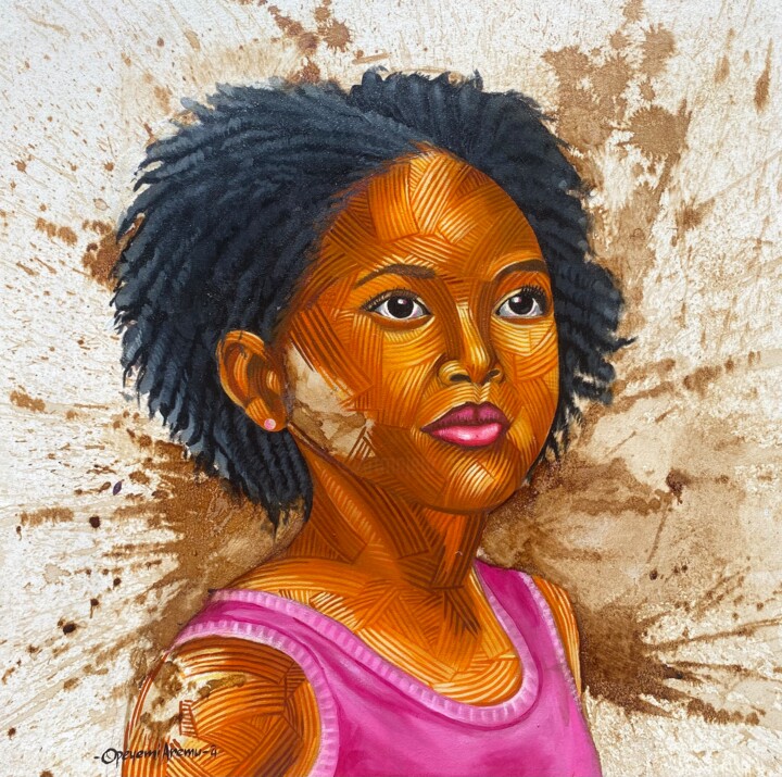 Painting titled "Future unfolded" by Opeyemi Aremu, Original Artwork, Acrylic