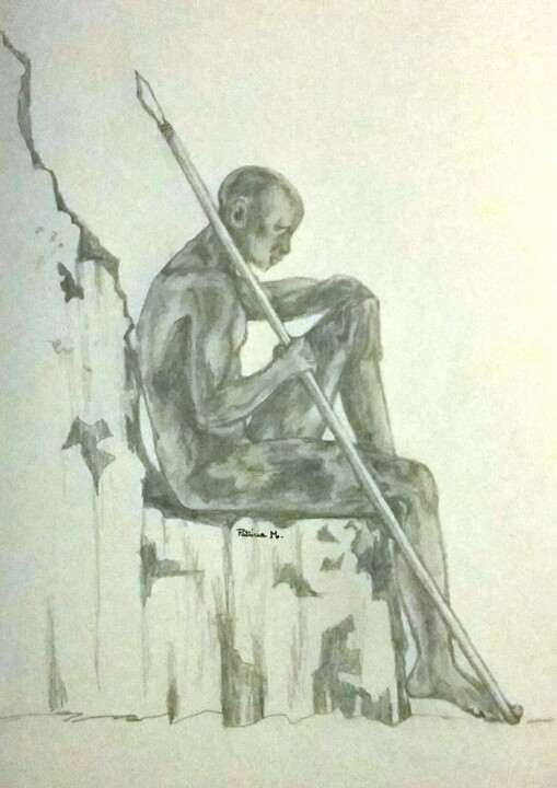 图画,  11.8x8.3 in 