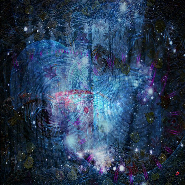 Arts numériques intitulée "Color Pond" par Shakti Ferguson, Œuvre d'art originale, Peinture numérique
