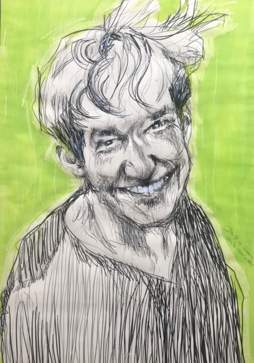 David im Sommer 图画, 47.2x33.5 in