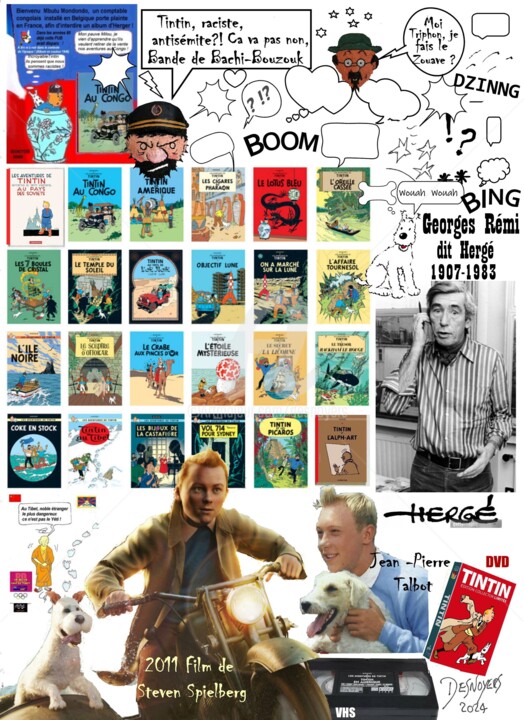 HOMMAGE A HERGE 数字艺术