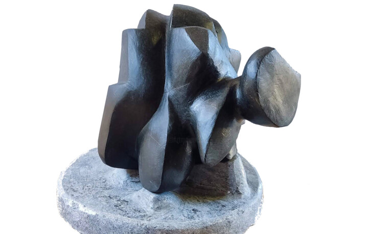 雕塑,  4.7x4.3 in 