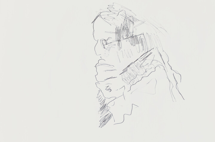 Drawings by Irfan Ajvazi III 绘画, 8.3x11.4 in