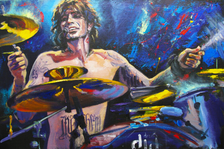 Tommy Lee 绘画, 31.5x47.2 in