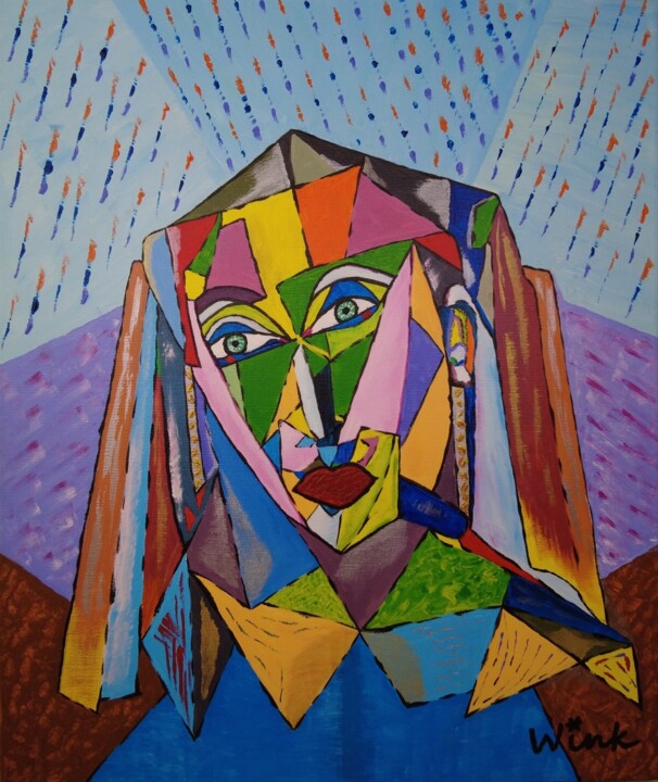 Vicco 01. 绘画, 21.7x18.1 in