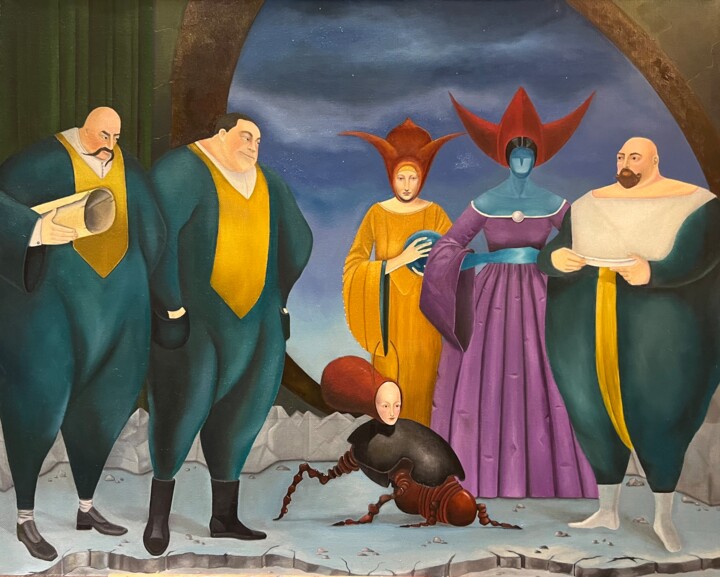 Academic Council. A second chance 绘画, 31.5x39.4 in