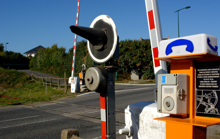 Ligne de chemin de fer Morlaix-Roscoff. 19 Fotoğraf, 374,4x590,6 in