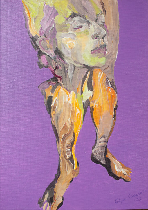 legs 绘画, 13.8x9.8 in