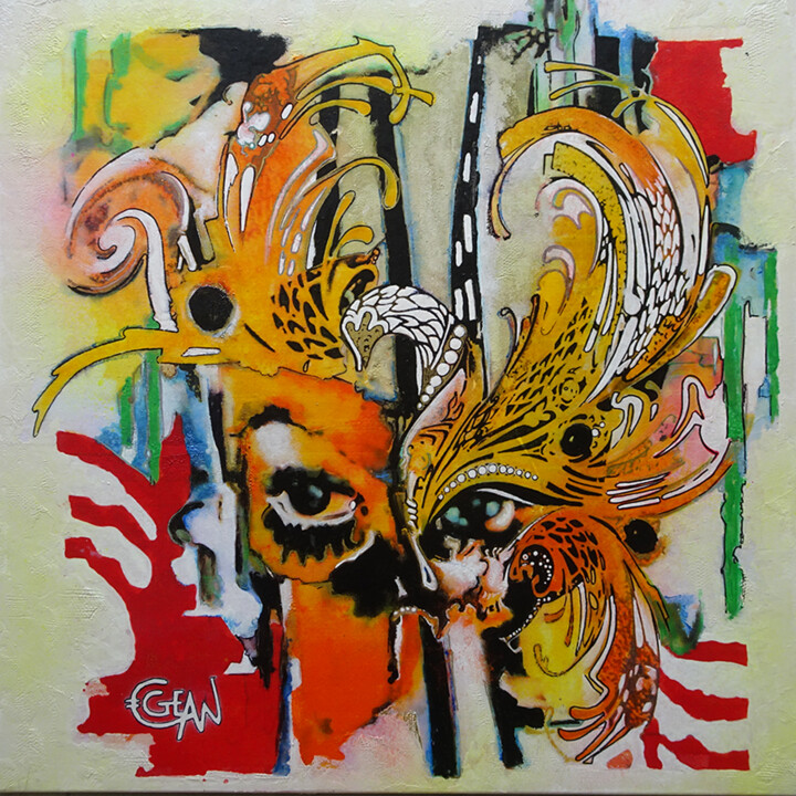 绘画,  31.5x31.5 in 