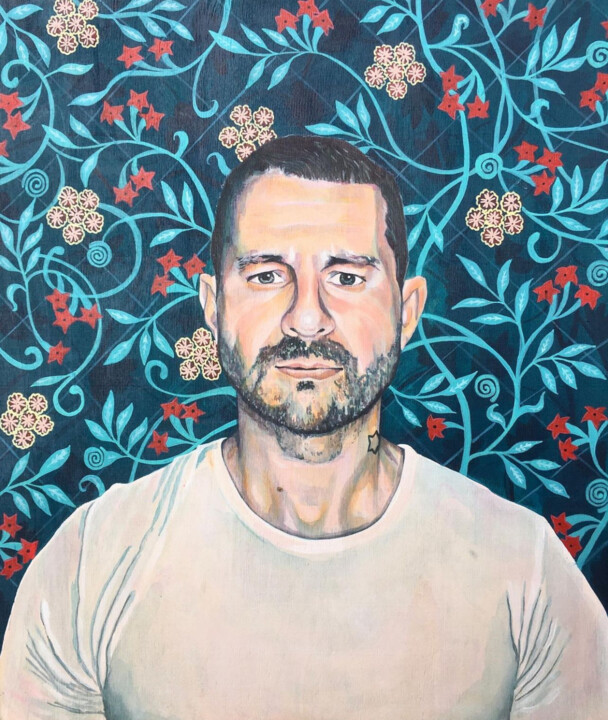 Portrait of the Man 绘画, 23.6x19.7 in