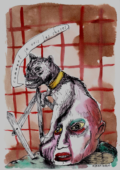 Comment je vois les choses 图画, 11.7x8.3 in