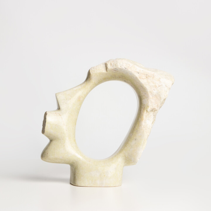 Perfil de mujer moderna Sculptuur, 9,8x9,5 in