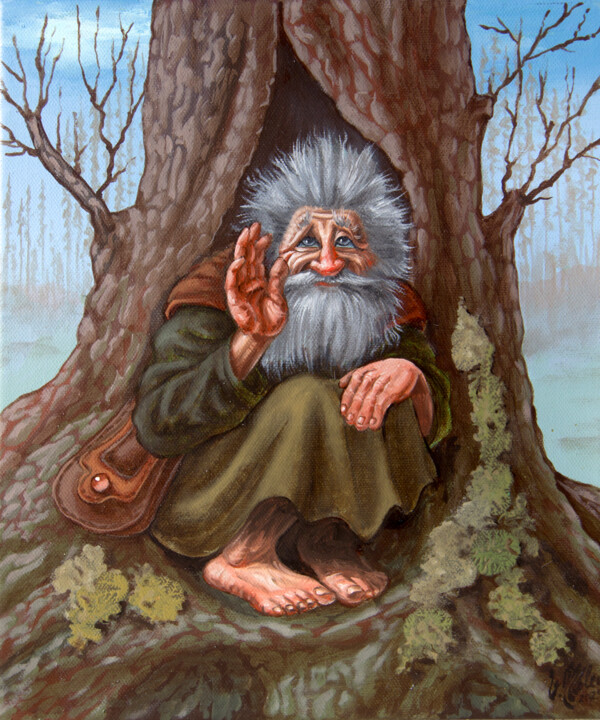 Forest man Tablo, 11,8x9,8 in