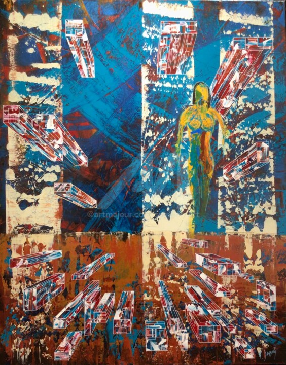 绘画,  36.2x28.7 in 