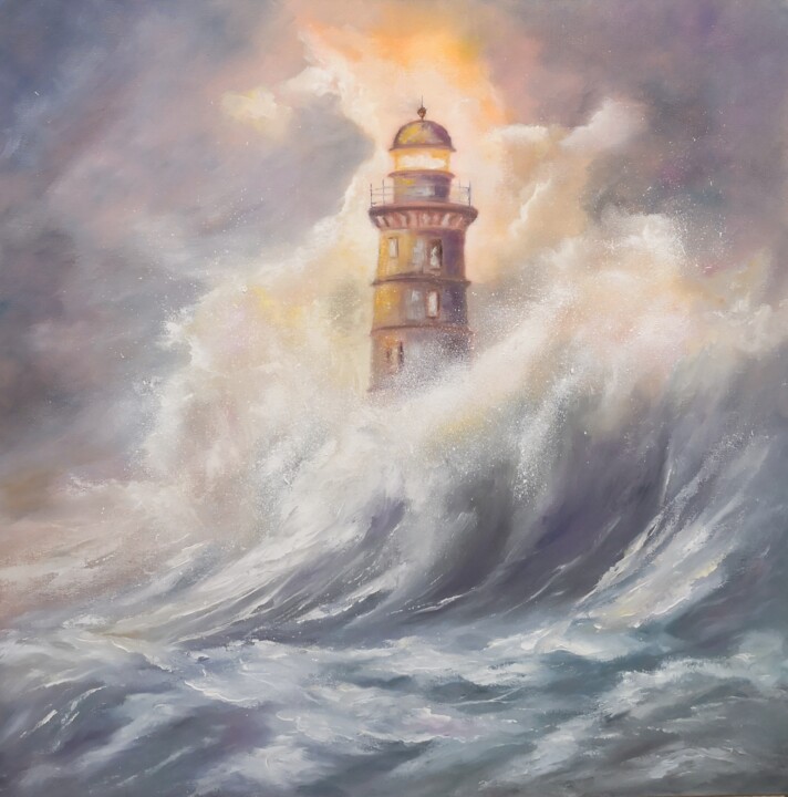 Tempête sur le phare