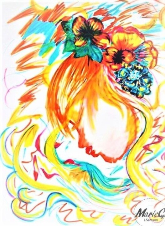 绘画,  45.3x36.2 in 
