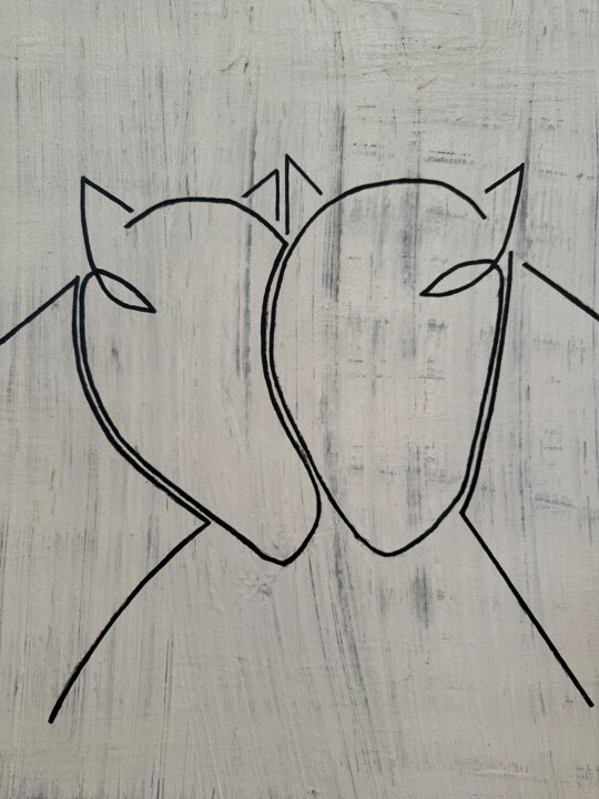 Valentine 绘画, 24x36 in