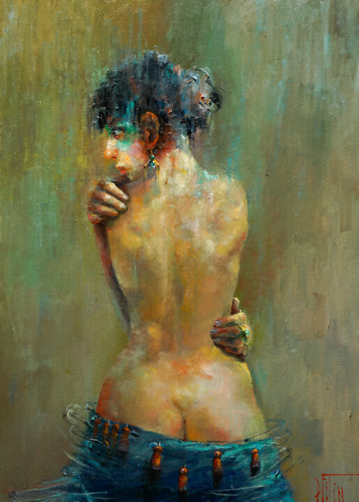 akt29 绘画, 27.6x19.7 in