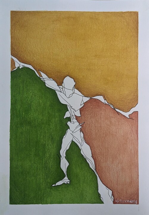 Where is my Balance ? 绘画, 11.7x8.2 in