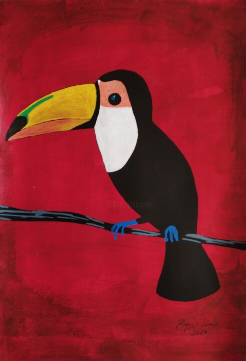 Il Tucano 绘画, 18.9x13 in