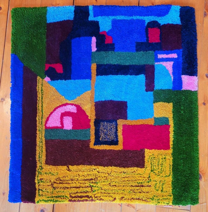 La Charente maritime 섬유 예술, 32.3x30.3 in