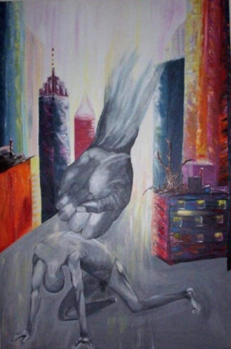 Unterdrückter 绘画, 59.1x39.4 in