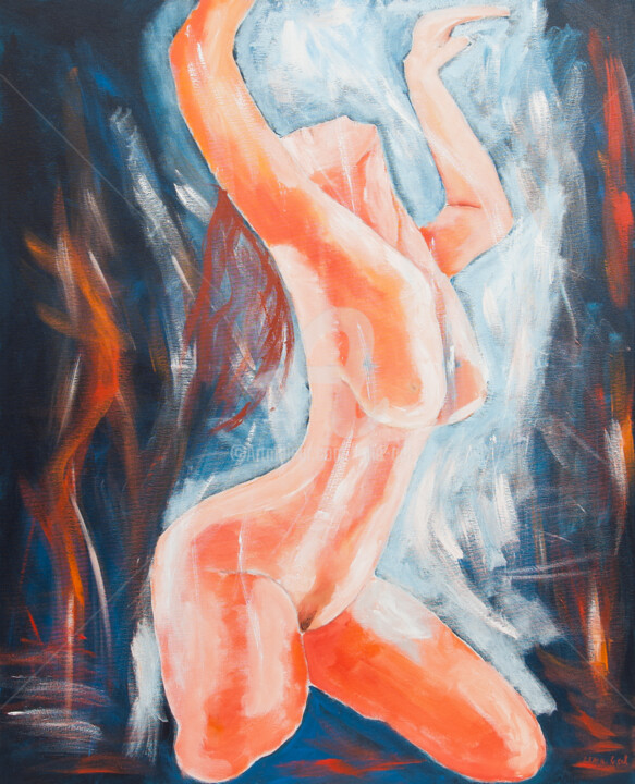 Ninfa 绘画, 39.4x31.9 in