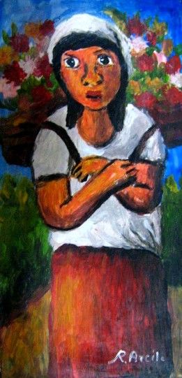 Painting titled "Silletera" by Ramón Arcila, Original Artwork