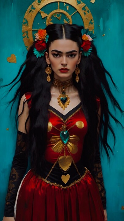 Frida mood 数字艺术