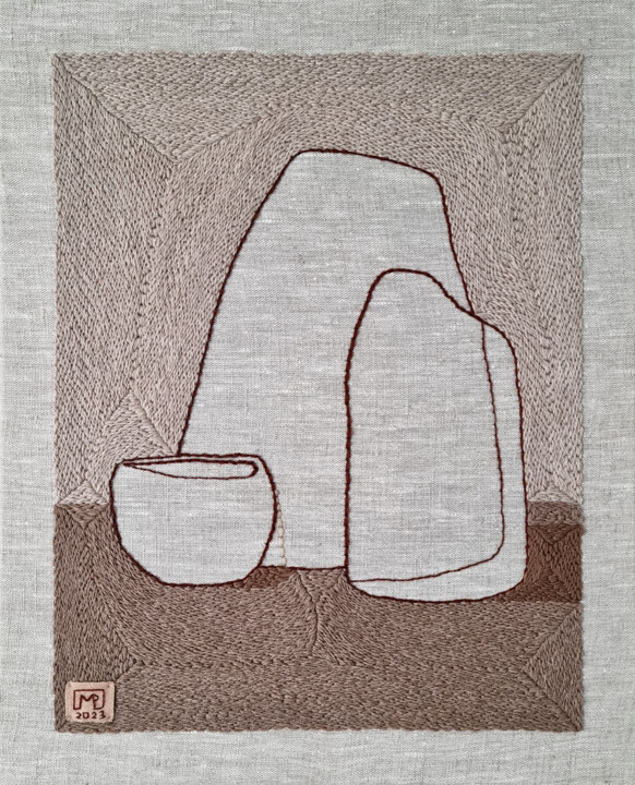 섬유 예술,  19.7x15.8 in 