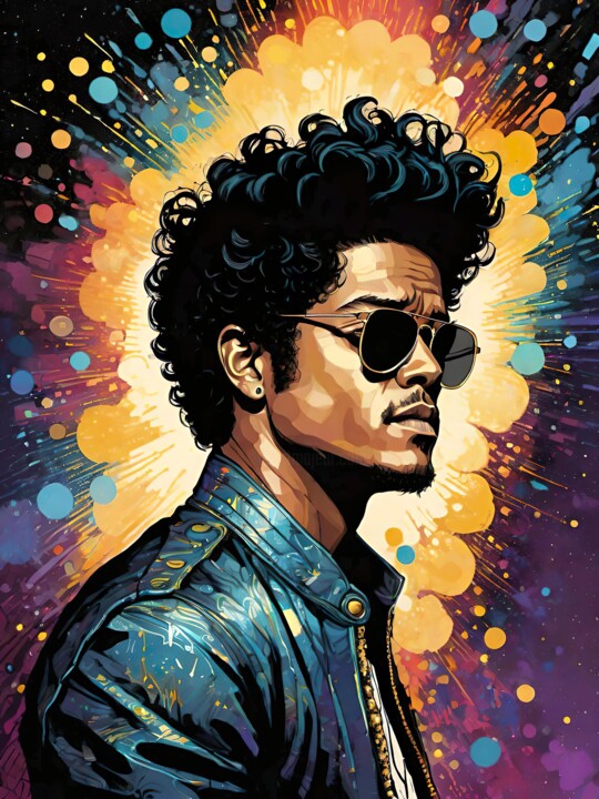 Bruno Mars 数字艺术