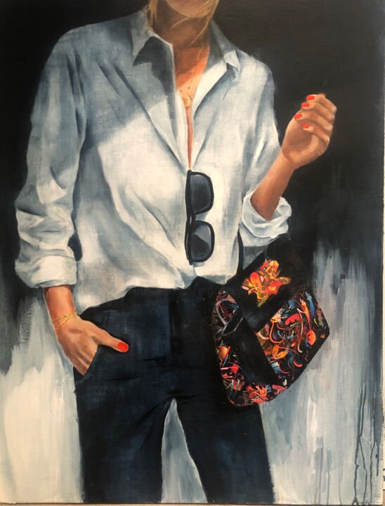 Mon sac 绘画, 45.7x35 in