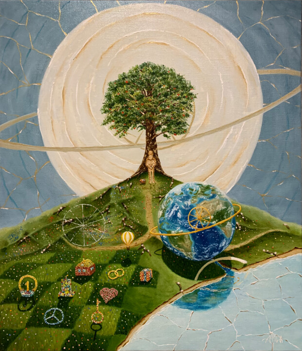 绘画,  27.6x23.6 in 