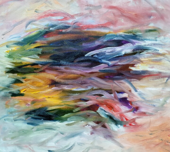 Spring grass 绘画, 17.7x19.7 in