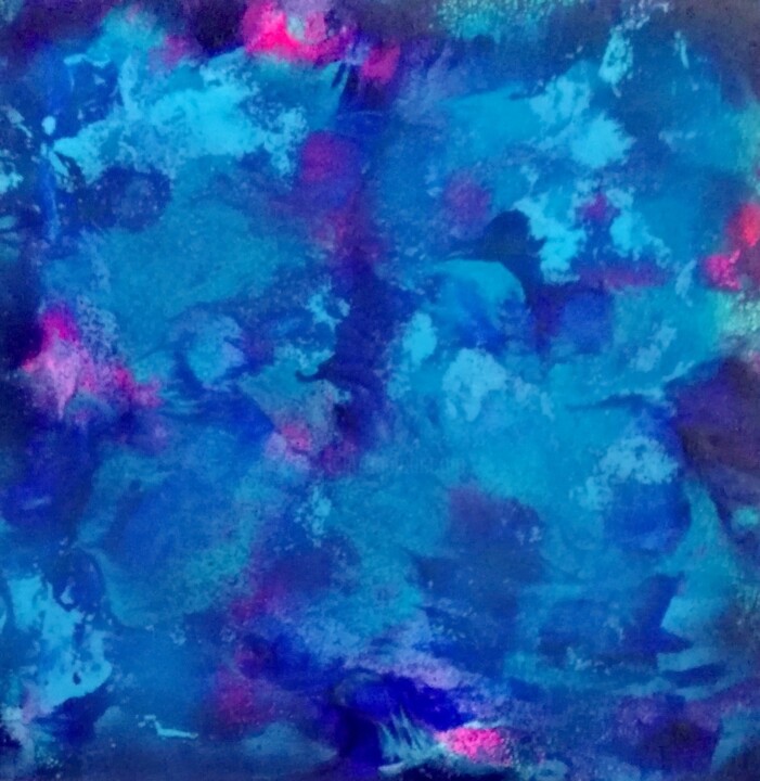 Painting titled "Crépuscule" by Maria Ro Art, Original Artwork, Acrylic