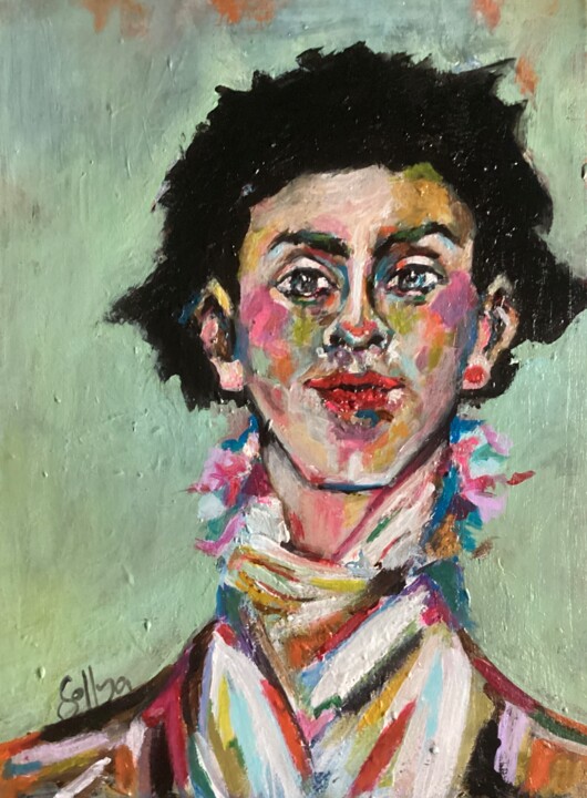 Le veston de Gaston 绘画, 15.8x11.8 in