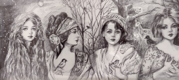 图画,  9.8x19.7 in 