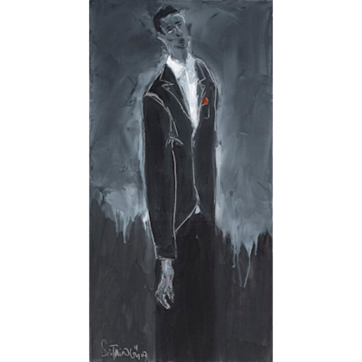 Figurative Composition 绘画, 27.6x19.7 in