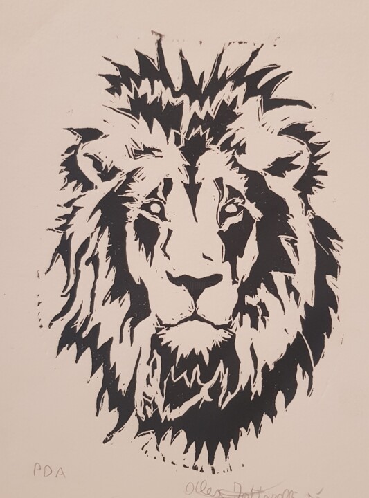 "Il volto della tigre" Printmaking