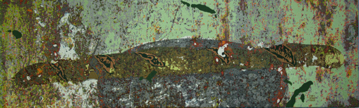 Французский багет 绘画, 19.7x65 in