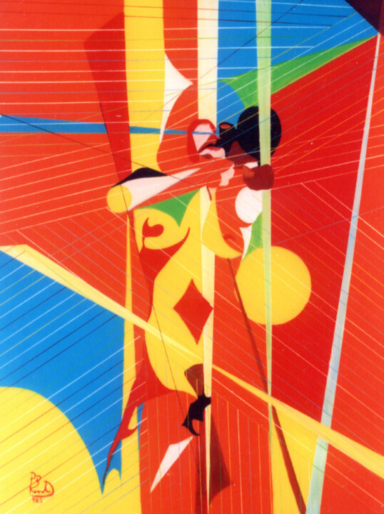 Nudo femminile che si pettina (997) 图画, 31.5x23.6 in