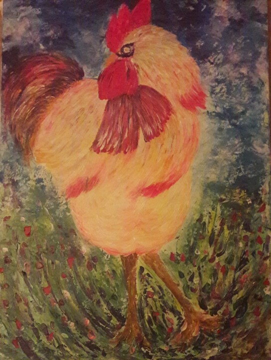 LA POMPADOUR 绘画, 27.6x19.7 in