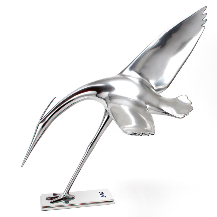 Aigrette 雕塑, 28x33.9 in