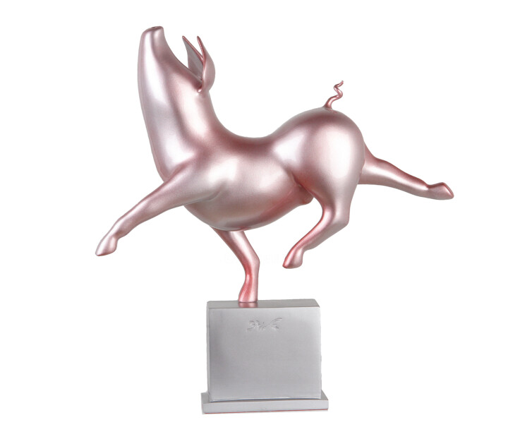 Pig pride 雕塑, 15.8x15 in