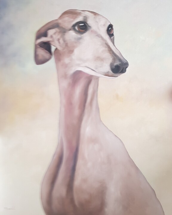 Galgo 绘画, 45.7x35 in